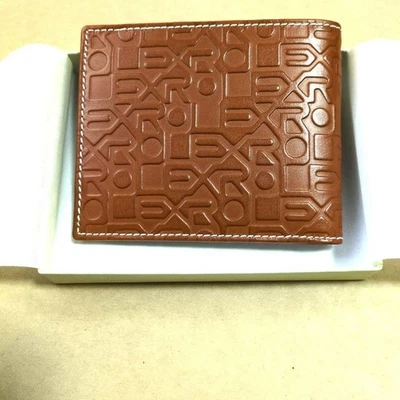 Nueva Cartera Plegable ROLEX Cuero Marrón Diseño Logotipo Repujado No a la Venta Foto 1 de 3