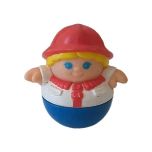 Playskool Weeble Wobble Vintage Feuerwehrmann 1987  - Bild 1 von 6
