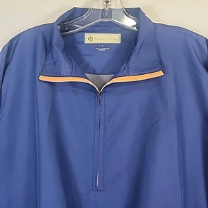 Donald Ross 1/4 Zip Mens Small Golf Pullover Blue Polyester Spandex - Picture 1 of 7