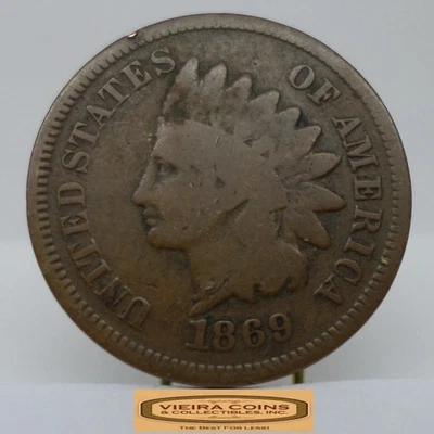 1869 Indian Head One Cent - #C53140NQ - Image 1 of 2