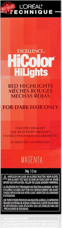 L'Oreal Excellence Hicolor, Red Magenta Highlights, 1.2 Ounce - image 1 of 4
