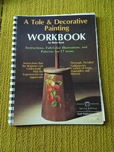 Vintage A Tole & Decorative Painting Workbook Patterns Carving Wood Folk Art - Picture 1 of 9