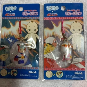 Gatchaman Kewpie Kewsion figure key chain Lot 2 set retro anime Japan m640 3 - Picture 1 of 8