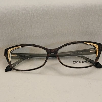Marco de gafas Roberto Cavalli CAPOLIVIERI RC 5034 055 marrón dorado 55-14-140  Foto 1 de 4