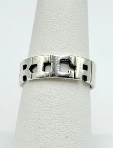 Vintage Sterling Silber 925 Erica Namensring Größe 7 1/2 - Bild 1 von 7