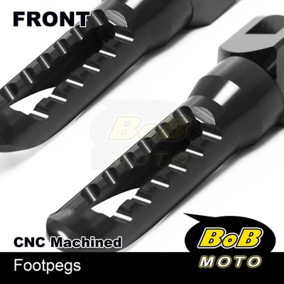 estriberas delanteras Bob CNC NEGRAS para Suzuki GSX-S1000F 15 16 17 18 19 20 Foto 1 de 4