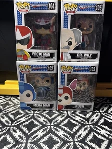 Funko Pop Mega Man Vinyl Figur 4er Set 102-105 Gamestop Exclusives - Bild 1 von 6