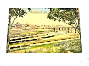 Vintage 1950 Central Industrial District Kansas City Missouri Postkarte - Bild 1 von 2