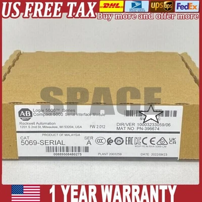 NEW Sealed AB 5069-SERIAL Compact Logix 5000 Interface Module US Free Tax - Image 1 of 3