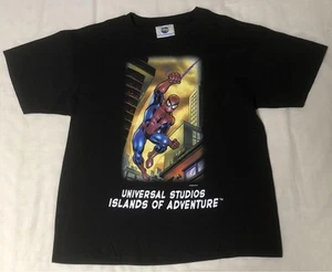 Marvel Spider Man T-Shirt 1998 Vintage Black Color Size M Men's Brand New - Picture 1 of 6