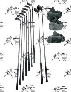 Wilson Dynapower II Oversized 3-9 Iron 3,5 Wood Set Men's Flex Graphite RH Socks - Picture 1 of 5