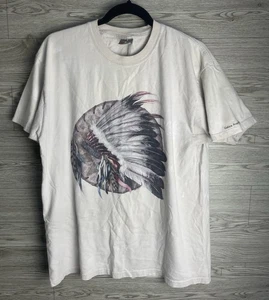 T vintage anni 90 NATIVI AMERICANI ARTE INDIANA Beefy taglia M? L? - Foto 1 di 8