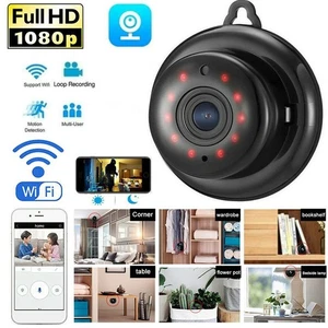 Mini Home Camera Wireless Wifi Camcorder HD 1080P DVR Night Vision - Picture 1 of 10