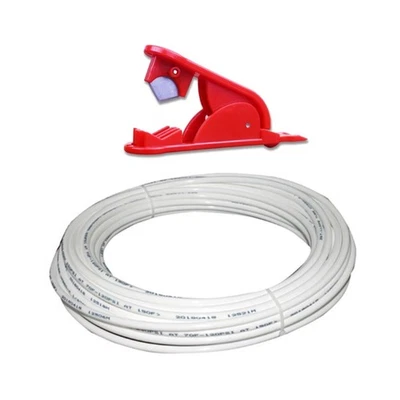 1/4" White PE Pipe Flexible Tube Hose for RO Water Filter System Aquarium Revers - Bild 1 von 4