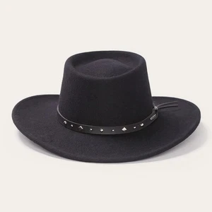 Sombrero vaquero occidental Stetson Black Hawk al aire libre - talla mediana - Imagen 1 de 3