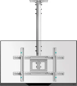 Soporte de TV de techo ONKRON para pantalla de 32-80 pulgadas de hasta 150 libras, altura ajustable T - Imagen 1 de 9