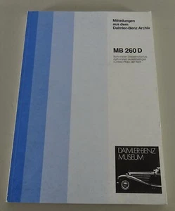 Documentazione Mercedes Benz 260D Diesel Tipo W138 Daimler Archivio Stand 1986 - Foto 1 di 7