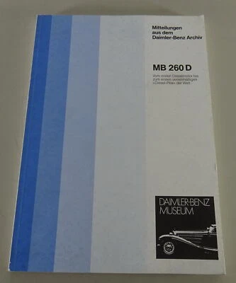 Documentazione Mercedes Benz 260D Diesel Tipo W138 Daimler Archivio Stand 1986 - Immagine 1 di 4