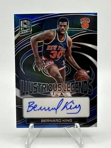 2022-23 Panini Spectra Bernard King Leggende Illustri Auto /99 #ILS-BKG Knicks - Foto 1 di 2