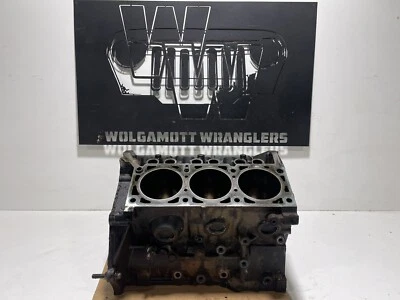 2007 Jeep JK JKU Wrangler 3.8 6 Cilindros Bloque de motor OEM 04666031AB CC R4 Foto 1 de 4