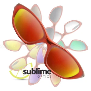 POLARIZED Metallic Fire Red Replacement Lenses For Oakley Twenty (XX) (1st Gen) - Picture 1 of 5