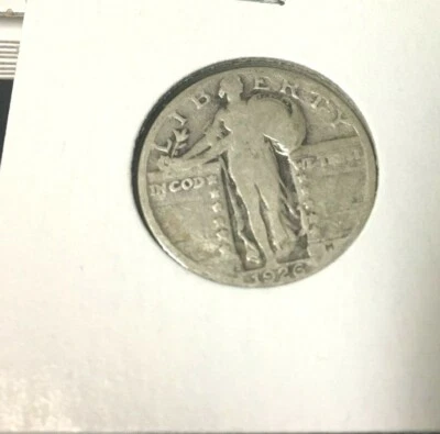 1926-S Standing Liberty Quarter 90% Silver 1926 S Inventory #170 Nice Coin - Image 1 of 2