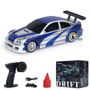 1/43 Ready to Go RC Race Car Remote Control Drift Car 4WD Mini Toy Model Lights - Picture 1 of 12