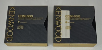 Lot of 2 Kenwood CDM-600 6 CD Compact Disc Magazine Cartridge - Image 1 of 4