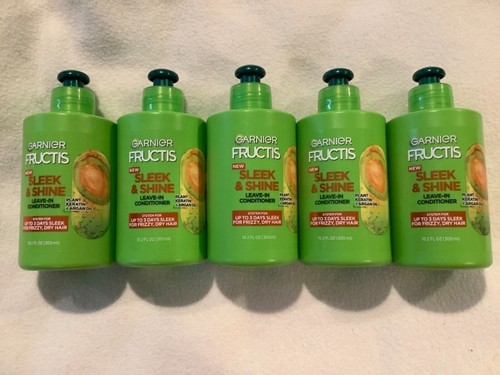 5 Garnier Fructis Sleek & Shine Leave In Conditioner 10.2 Fl Oz | eBay