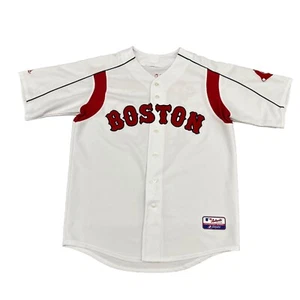Vintage Y2K Boston Red Sox Curt Schilling Jersey White Red Size XL Majestic #38 - Picture 1 of 11