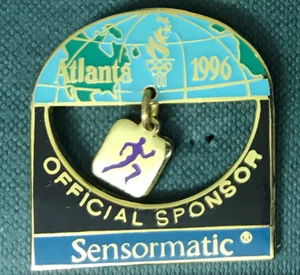 1996 Atlanta Olympic Rings Commemorative Pin Summer XXVI Olympiad Sensormatic - Bild 1 von 1