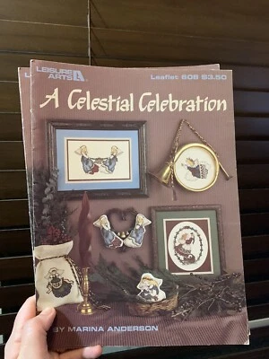 A Celestial Celebration Marina Anderson Leisure Arts Cross Stitch Pattern 608 - Image 1 of 4