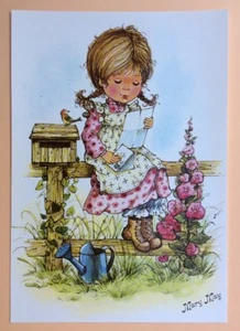 Dessin MARY MAY CHICO CHICA Format A4 21x30 cm Dibujo Caricaturas Postales - Imagen 1 de 5