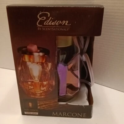 Calentador de cera ScentSationals Edison, calentador de fragancia Marcone - brillo más suave - nuevo en caja Foto 1 de 4