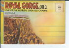 Au-131 - Royal Gorge Colorado Souvenir View Folder 1930'S To 1950'S Vintage
