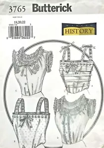 Butterick Misses' Historical Camisole Pattern 3765 Size 18-22 UNCUT - Picture 1 of 2