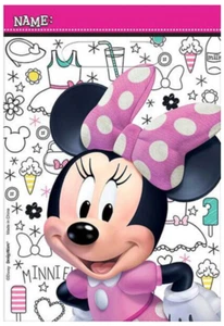 Disney Minnie Mouse Loot Bags-Minnie Mouse Happy Helpers Loot Bags amscan 371868 - Picture 1 of 6