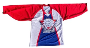Linköpings HOCKEY TORWARTTRIKOT, NEU/ETIKETT, Gr. HERREN Small, weiß/blau/rot - Bild 1 von 2