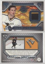 2000-01 Pacific Private Stock Titanium Game-Used Gear /400 Aleksey Morozov Patch