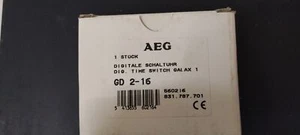 560216 AEG Digital Time Switch Galax 831-787-701 FREE DHL EXPRESS SHIPPING - Picture 1 of 4