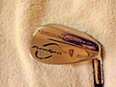 A Used Pure Spi, 52 Degree Loft Diamond Face Scoring (Approach) Wedge /Graphite! - Image 1 of 4