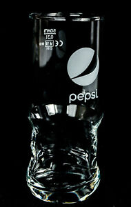 Pepsi Cola, Exclusiv Becher Glas / Gläser "AXL Schwingform" 0,3l weiß satiniert