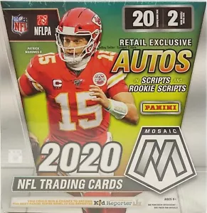 New 2020 Panini Mosaic Football NFL Mega Box Factory Sealed Walmart Exclusive - Picture 1 of 1