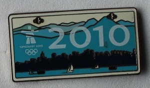 Placa de licencia 1524 logotipo serie auténtico 2010 Vancouver Olympic insignia pin - Imagen 1 de 1