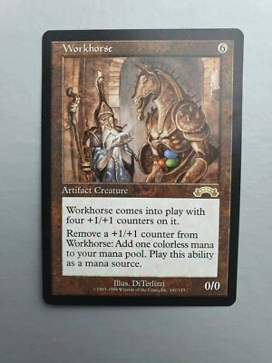 Workhouse, MTG Exodus (1998), Rare Artifact - Image 1 of 2