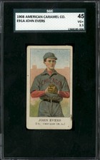 1908 E91-A American Caramel John Evers