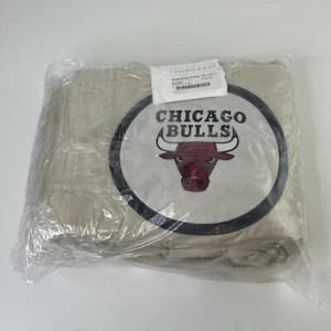 Downeast Chicago Bulls Duvet Cover Full Queen Beige (new) - Picture 1 of 9