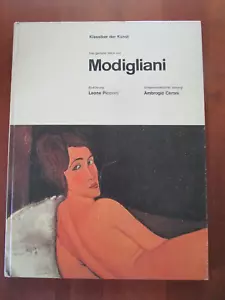 Modigliani - The Painted Works. Hardcover German Language Art Book. - Picture 1 of 8