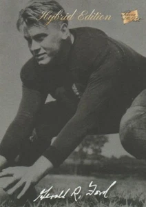 2018 Bar Pieces Past Hybrid Edition Base Card 4 Gerald Ford Football - Picture 1 of 1