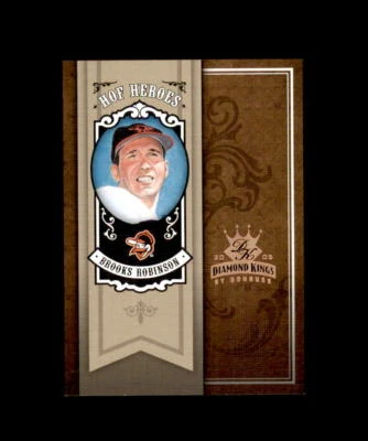 2005 Donruss Diamond Kings HOF Heroes Bronze 015 /100 BROOKS ROBINSON  #HH-2 - Image 1 of 2
